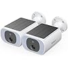 Wireless Outdoor Solar Camera, 2-Pack
