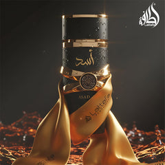 Lattafa Perfumes Asad for Unisex Eau de Parfum Spray, 3.4 Oz
