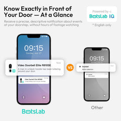 BOTSLAB 2K Wireless Doorbell with Head-to-Toe View