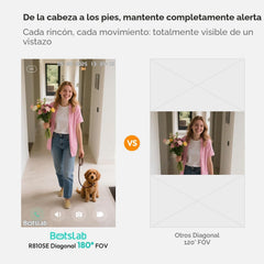 BOTSLAB 2K Wireless Doorbell with Head-to-Toe View
