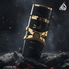 Lattafa Perfumes Asad for Unisex Eau de Parfum Spray, 3.4 Oz