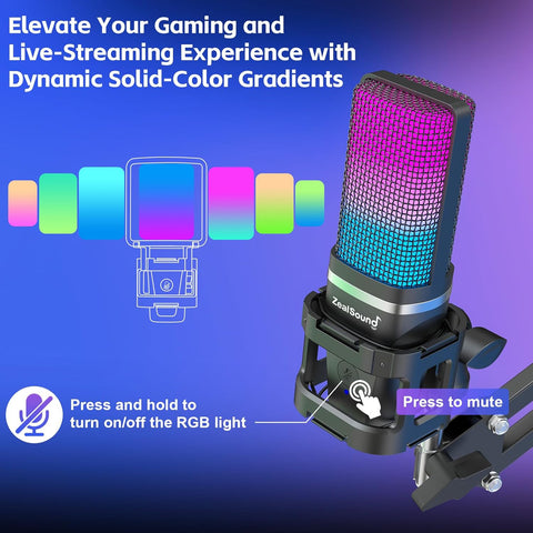 ZealSound Gaming Microphone
