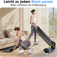 Folding Incline Treadmill 140kg, 2.5HP