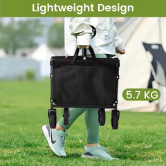 Collapsible Wagon with Wheels, 220 lbs