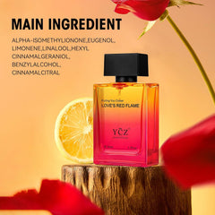 Ycz Love's Red Flame Eau De Parfum For Men, 1.7 Fl Oz