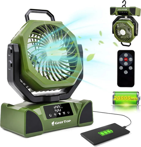 GEERTOP Rechargeable 5 Speeds LED