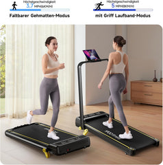 Folding Incline Treadmill 140kg, 2.5HP