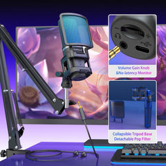 ZealSound Gaming Microphone