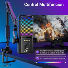 TONOR - Gaming Microphone Compatible with Xbox