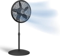 Complete Kit, Pedestal fan + Power station + panneau solaire 200w