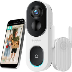 BOTSLAB 2K Wireless Doorbell with Head-to-Toe View