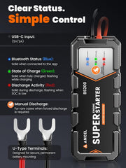 ANCEL BS200 Jump Starter Power Bank for Cars