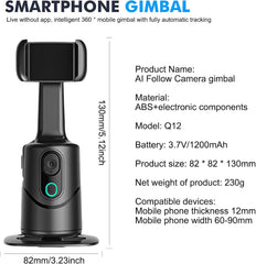360° Car Face Tracking Gimbal