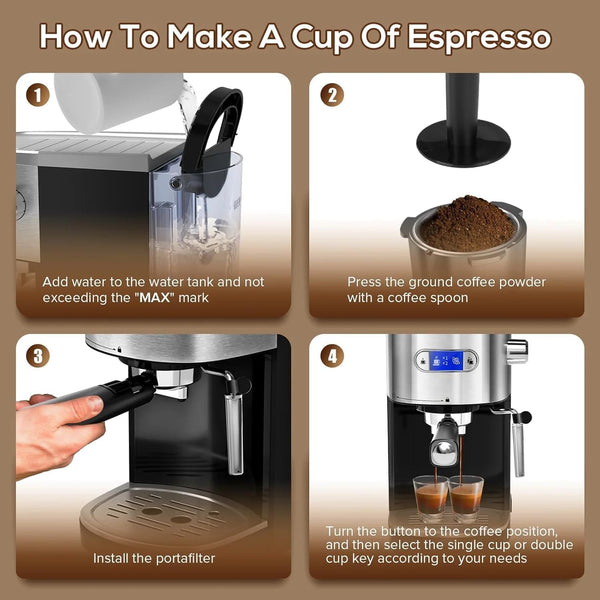 Xbeauty 20 bar espresso machine