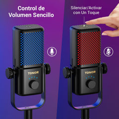 TONOR - Gaming Microphone Compatible with Xbox