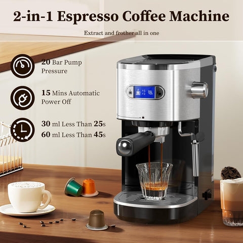 Xbeauty 20 bar espresso machine