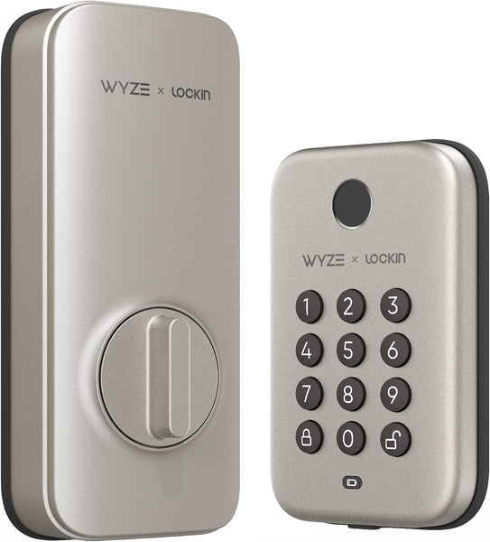 Wyze Auto-Lock Bolt, Fingerprint Unlock with Keypad