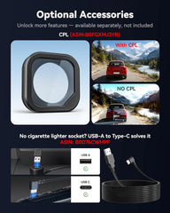 REDTIGER F17 2026 Edition 4K 3 Channel Dash Cam for Car