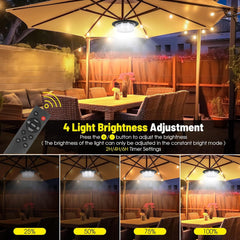 AMARYLLIS Solar Light 244 LEDs IP65