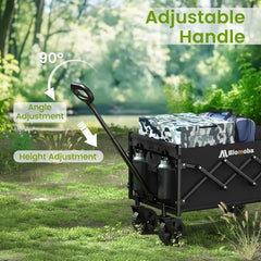 Collapsible Wagon with Wheels, 220 lbs