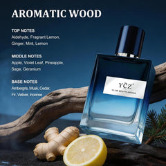 Ycz Club Gentleman's Aroma Eau de Parfum for Men, 1.7 Fl Oz