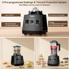 Professional Blender,Smoothies Blenders, PRASKY Max.