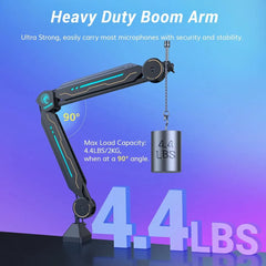 Adjustable Microphone Arm with RGB Light