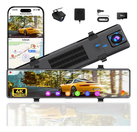 Pelsee P12 Mirror Dash Camera