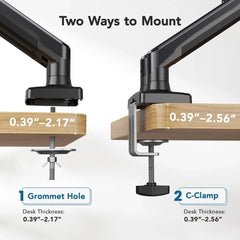 Huanuo Dual Monitor Stand for 2 Monitors