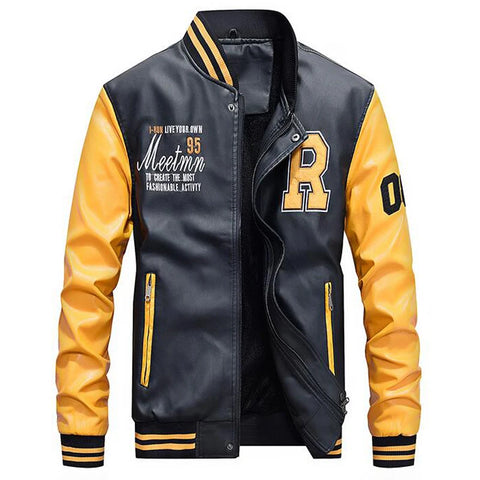 Jacket Men Embroidery Baseball Fit College casaco masculino