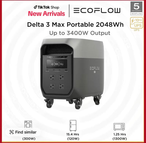 Ecoflow delta 3 Max (2048 Wh)