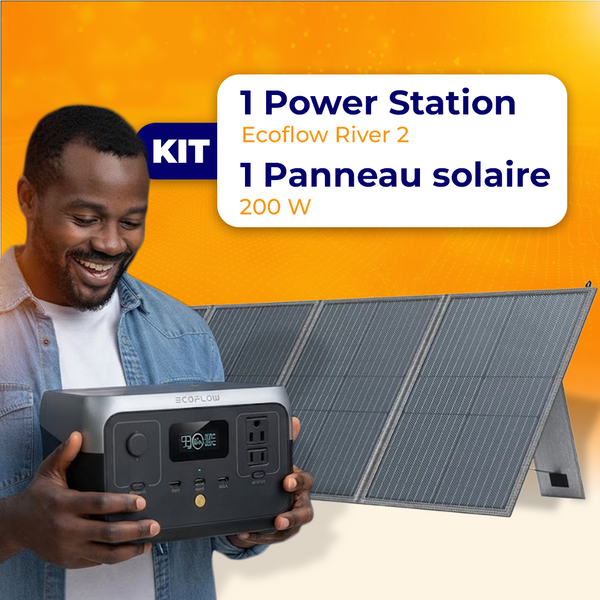 Kit Ecoflow River 2 + Panneau Solaire 200 W