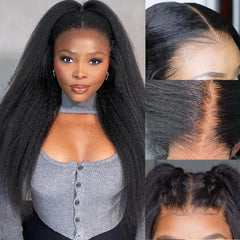 Hair Wig For Black Women HD Transparent Lace Front Wigs With Baby Hair Natural