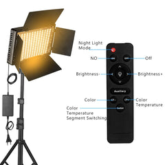 Nagnahz U800+ LED Video Light Photo Studio Lamp Bi-Color