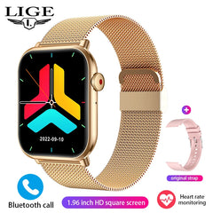 New Women Smart Watch For Men Body Temperature Sports Fitness Watches Waterproof Bluetooth