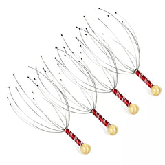 Head Scratching Massage Claws Octopus Head Massager Scalp Scratcher