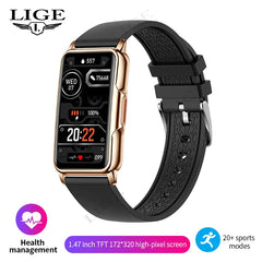 Smart Watch Women and Men Bluetooth Connected Phone Music Fitness