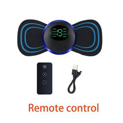 LCD Display EMS Neck Massage Electric Massager Cervical