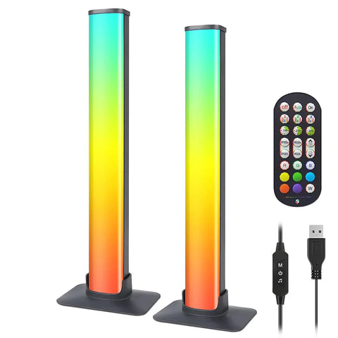 Smart LED Light Bars RGB Smart 16 Colour TV Backlights Remote