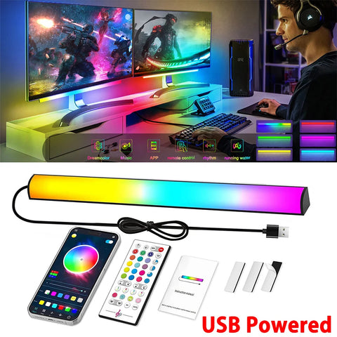 Smart RGB LED Under Monitor Light Bar Bluetooth APP Remote Control