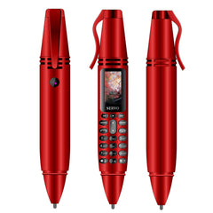 Pen Mobile Phone Dual SIM Mini Telephone Call Recording Bluetooth