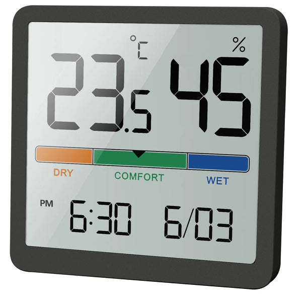 Digital Thermometer Hygrometer Sensor Gauge Weather Station