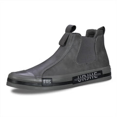 Men Fashion Yellow High Top Shoes