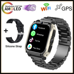 Smart Watch KOM8 SIM Card  Android HD Camera for Men Women Wifi GPS