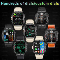 For Huawei Xiaomi Screen Smart Watch Mens Bluetooth Call