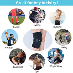Arthritis Knee Support Brace Infrared Heating Therapy Kneepad