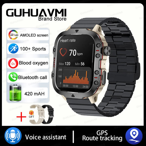 For Huawei Xiaomi Screen Smart Watch Mens Bluetooth Call