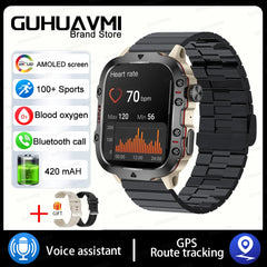 For Huawei Xiaomi Screen Smart Watch Mens Bluetooth Call