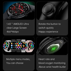 Waterproof Sports Smart Watch Men