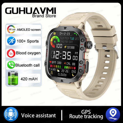 For Huawei Xiaomi Screen Smart Watch Mens Bluetooth Call
